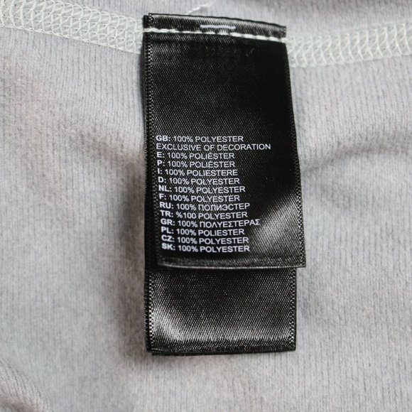 The North Face Sweater Mens Gray Large Quarter Zip Fleece Jacket Pullover - Picture 10 of 12